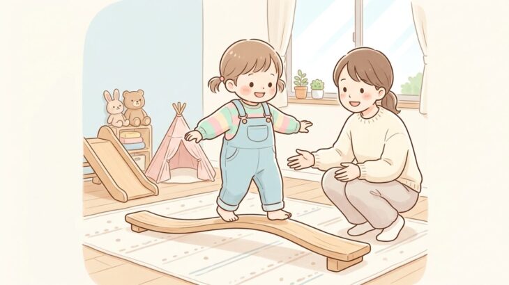 2歳のバランス感覚を育てる遊び | 転倒予防のコツ