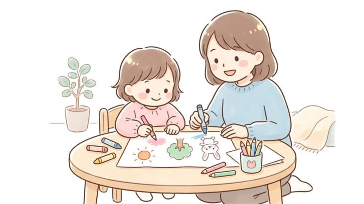 2歳の描画発達 | クレヨンから色鉛筆への移行時期