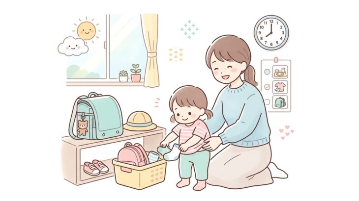 2歳児の登園前準備を時短する仕組み作り完全ガイド