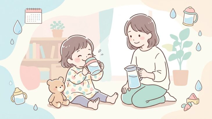 3歳の1日の水分量 | 季節別の目安と飲ませ方