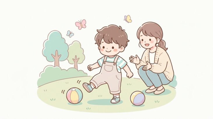 3歳のボール遊び完全ガイド | 投げる・蹴るコツと注意点