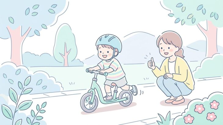 3歳のキックバイク練習法 | 自転車に繋がる選び方と進め方