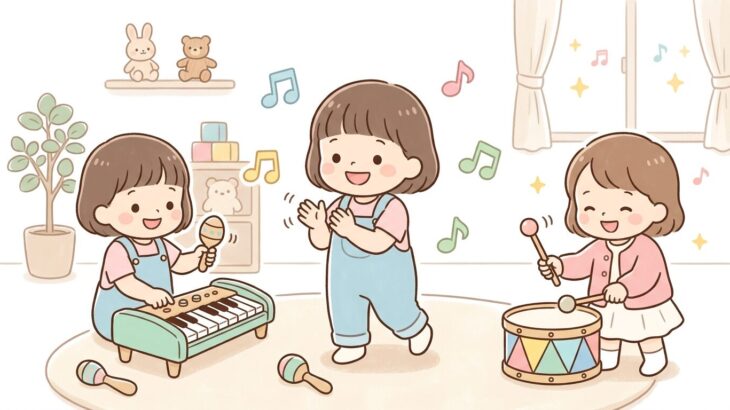 3歳の音楽の楽しみ方 | リズム・歌・楽器あそび完全ガイド