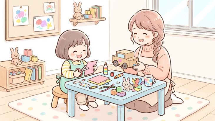 3歳の工作を発展させるコツ | 作りたい物を形にする支援法