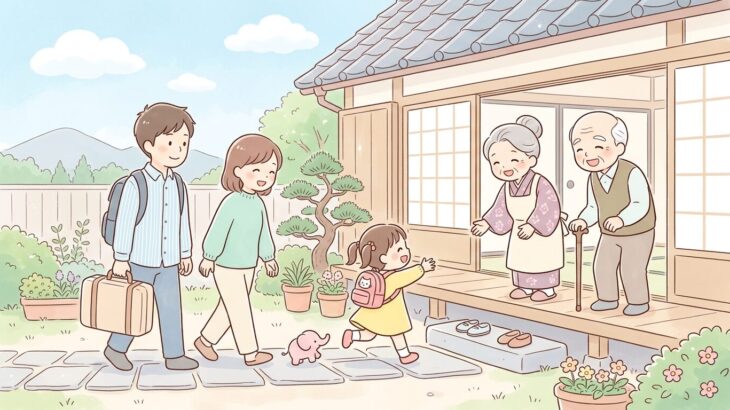 3歳児の帰省完全ガイド | 祖父母宅の工夫と対策