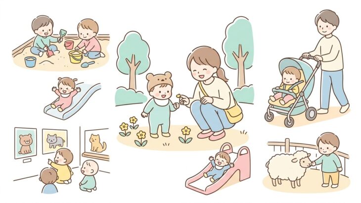 1歳のお出かけ先ガイド | 月齢別おすすめスポット15選