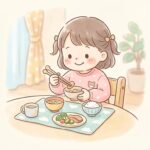 3歳児の食卓マナー | 箸と食器の使い分け方