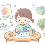 3歳の貼り絵・ちぎり絵アイデア集 | 発達に効く遊び方
