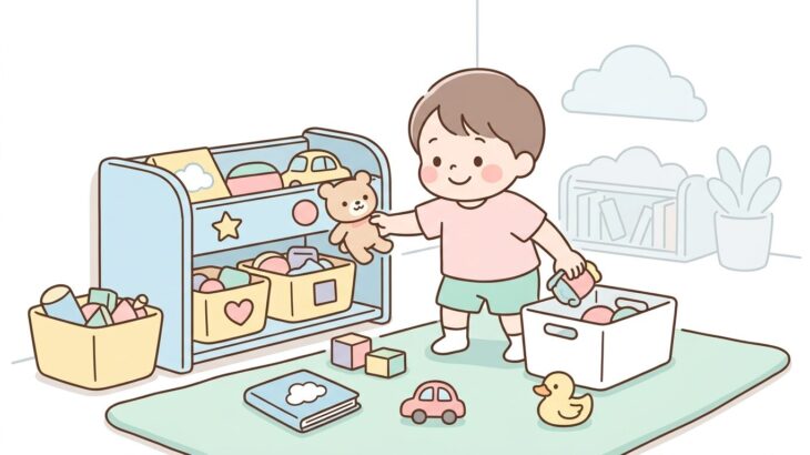 3歳の片付け練習法 | 自分の物を管理する力を育てる