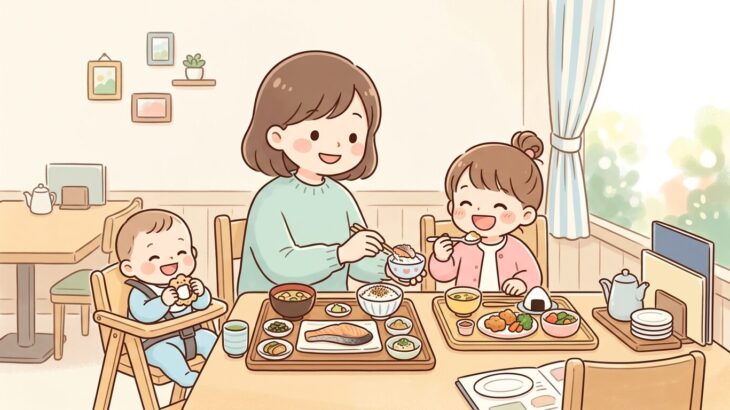 大戸屋子連れ完全ガイド | 定食の取り分け術