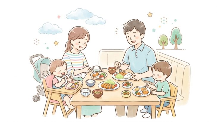 かつやを子連れで攻略！取り分けと席選びのコツ