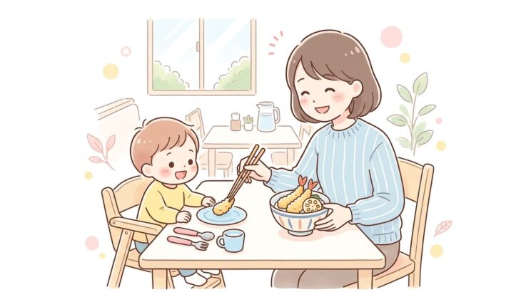 てんやの子連れ活用術 | 取り分けと席選びのコツ
