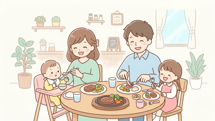 ステーキ店の子連れ利用ガイド | 席選びと取り分けのコツ