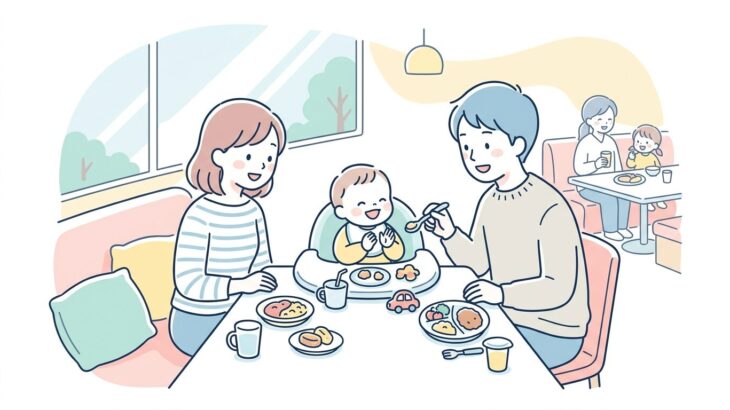 子連れファミレス比較 | 0〜3歳におすすめのチェーンと選び方