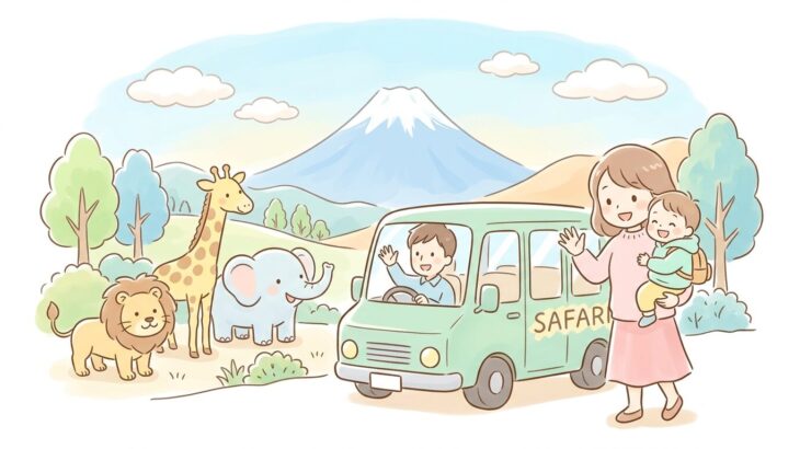 富士サファリパーク子連れガイド | 0〜3歳の回り方と授乳室
