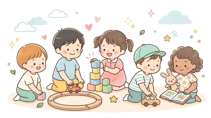 男の子と女の子の遊びの傾向と個人差の話