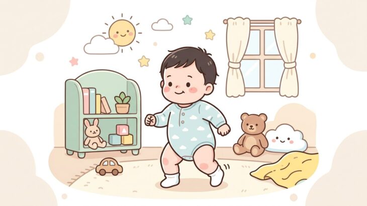 赤ちゃんのO脚はいつまで？生理的O脚と受診の目安