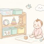 0歳のおもちゃ収納 | 安全で片付けやすい方法とおすすめグッズ