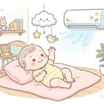 赤ちゃんの暑さ対策 | 夏の室温・湿度の目安とエアコンの使い方