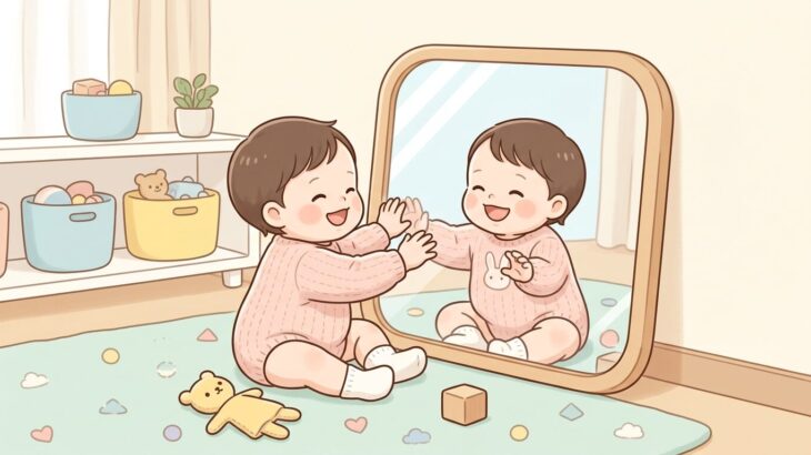 1歳の鏡遊び | 自己認識を育てる関わり方ガイド