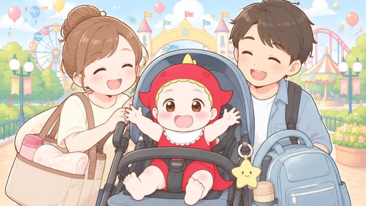子連れUSJ完全ガイド | 0〜3歳の持ち物と回り方