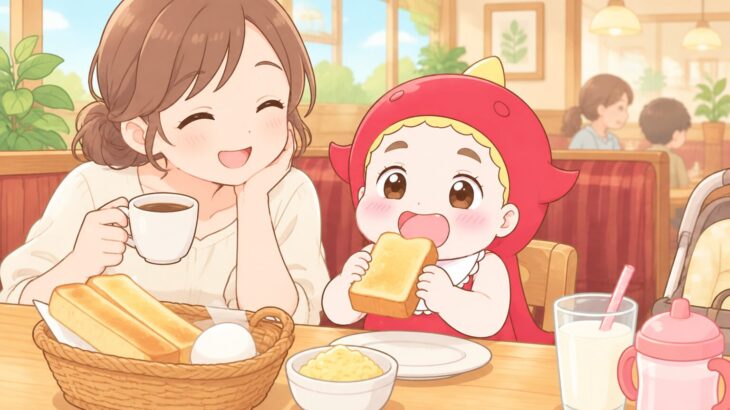 コメダ珈琲は子連れの味方！モーニングと席選び術