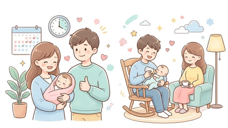 夫婦で育児を交代する日の作り方 | 休息のコツ完全ガイド