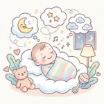 赤ちゃんの寝言・寝笑いの意味と月齢目安