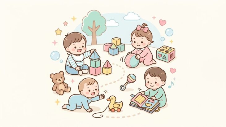 1歳児の遊びと発達 | 月齢別にできる遊び一覧ガイド