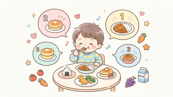 2歳が好きな食べ物ランキングと人気メニューの傾向