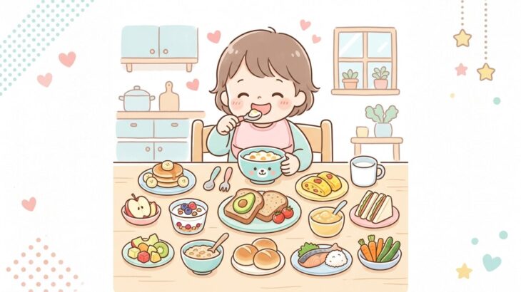 2歳の朝食パターン20選 | 1週間ローテ献立