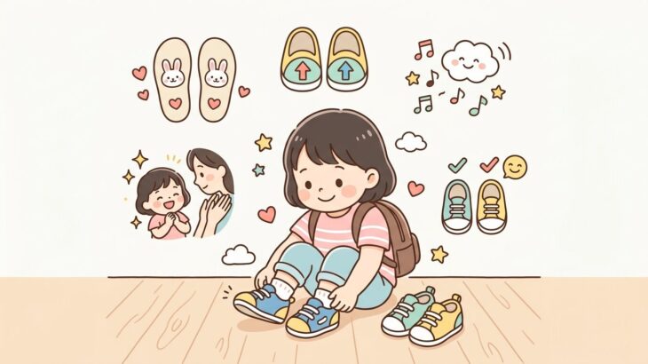 2歳の靴 左右がわからない？自分で履く練習法5選