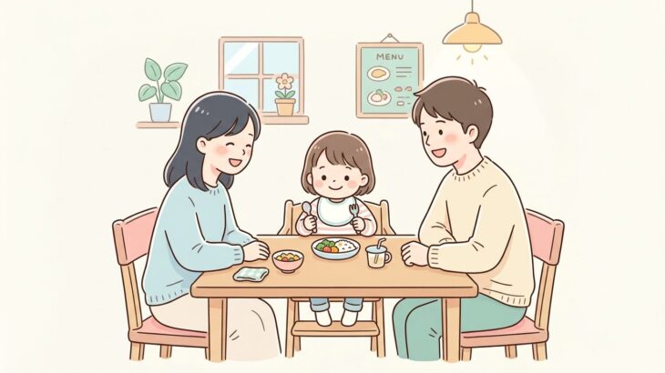 3歳の外食デビュー | お店選びとマナー教え方
