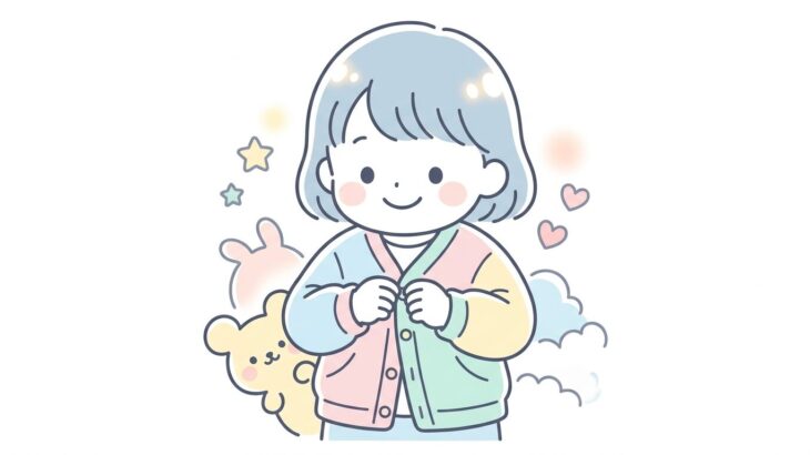 3歳児のボタン練習法 | 自分で着る力を育てるコツ