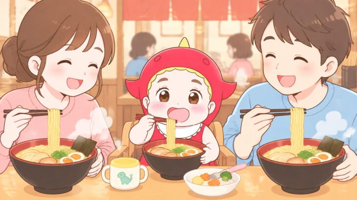 ラーメン店の子連れ選び方 | 一蘭と天下一品の使い分けとコツ