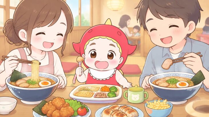 丸源ラーメンの子連れ攻略法 | 座敷の席選びと取り分けのコツ