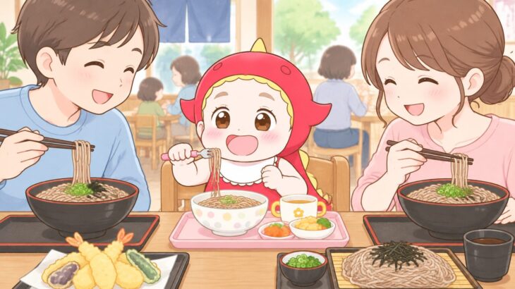 そばチェーンの子連れ利用 | 富士そばとゆで太郎の選び方