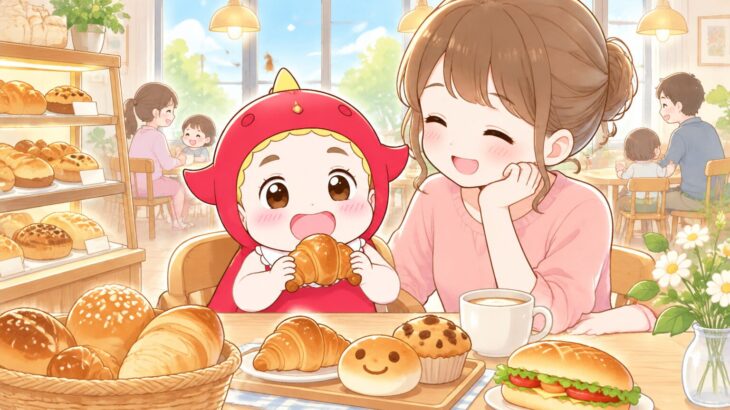 ベーカリーカフェの子連れ利用 | 席選びとパン選びのコツ