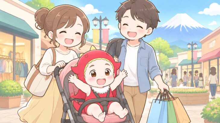 御殿場アウトレットの子連れ攻略 | 0〜3歳の設備と混雑回避