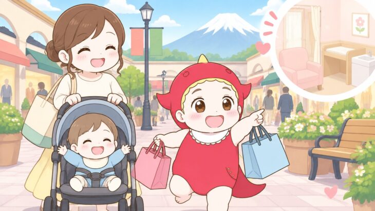 御殿場アウトレット子連れ攻略 | 0〜3歳の回り方と授乳室