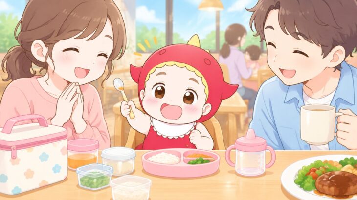 離乳食の持ち込み外食のコツ | 店選びの基準と持ち物リスト