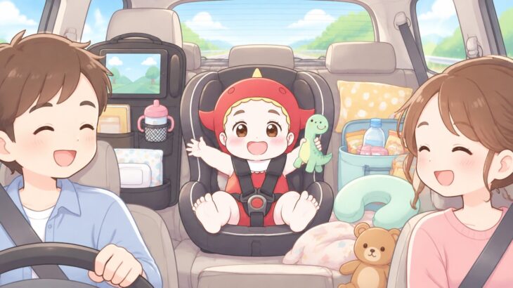 子連れの車内グッズ | 長距離ドライブを快適にする選び方と工夫